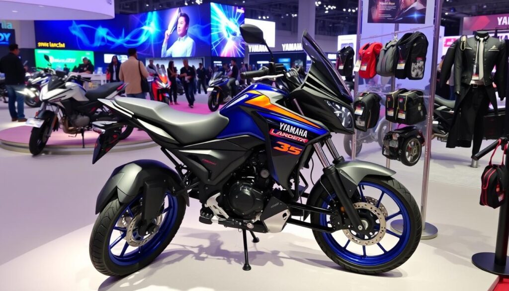 भारत मोबिलिटी एक्सपो 2025 में यामाहा लैंडर 250
